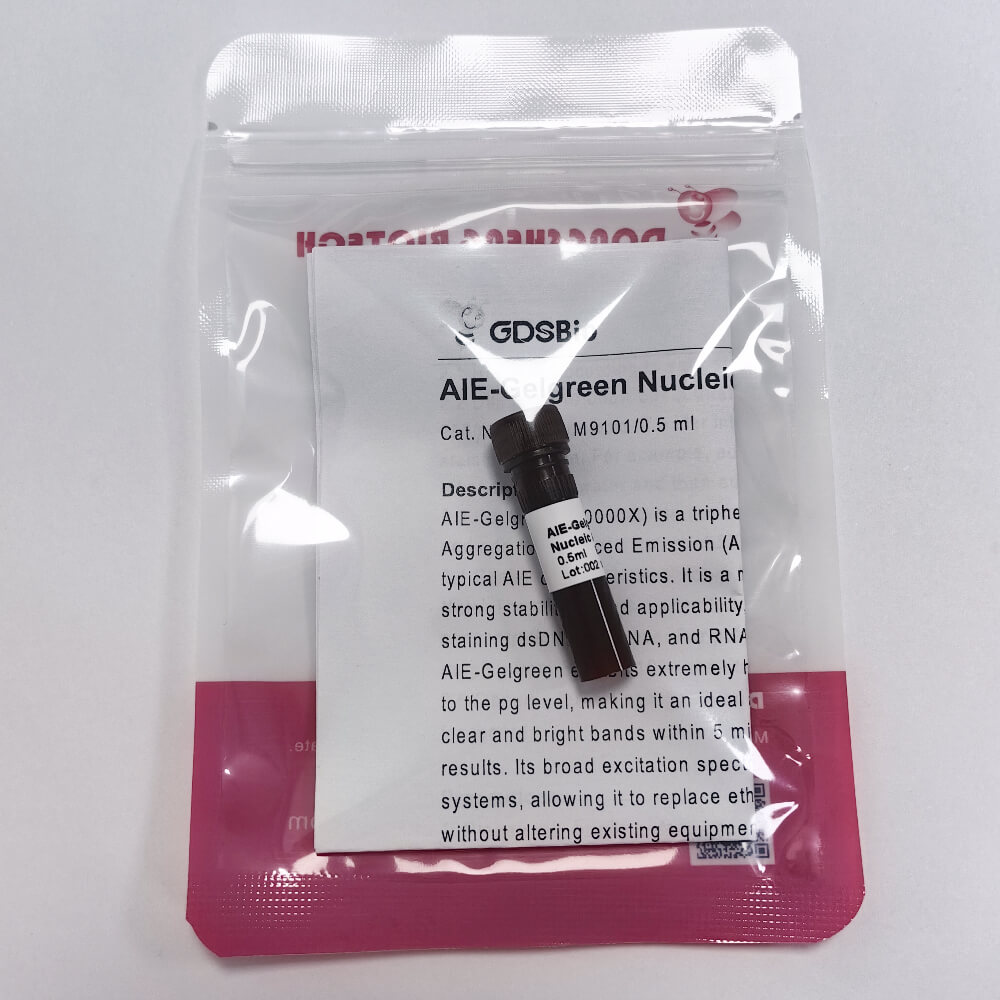 AIE-Gelgreen核酸凝膠染料(10,000X)M9101